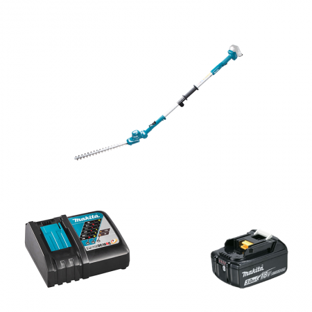 Taille-haie à perche 18V 46cm DUN461WZ + 1 batterie BL1830B 18V 3 Ah + 1 chargeur rapide DC18RC MAKITA