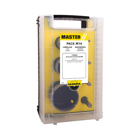 Coffret de 7 forets MASTER CARRELAGE M14 SAMEDIA