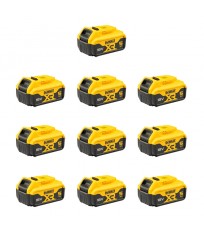 Pack 10 batteries XR 18V 5Ah DEWALT