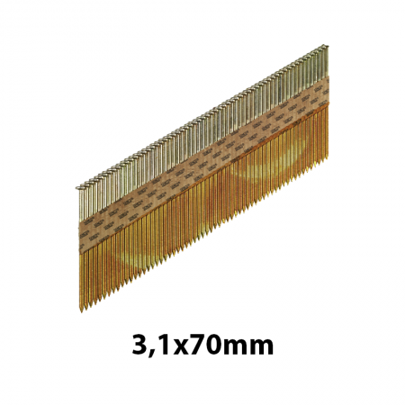 Clous en bande annelés HE 3,1x70mm SENCO