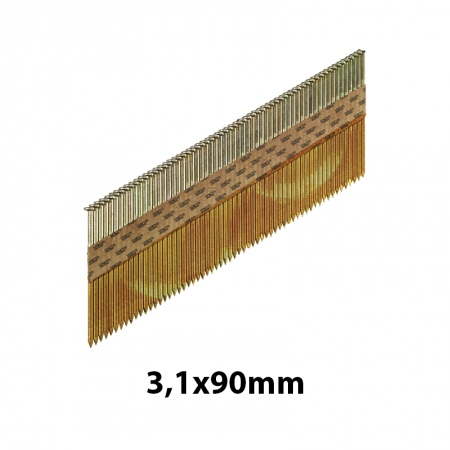 Clous en bande annelés HE 3,1x90mm SENCO