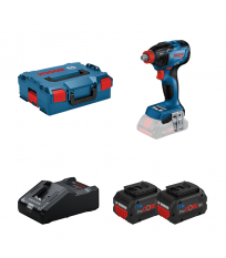 Visseuse à chocs / boulonneuse GDX 18V-210 C + 2 batteries Procore 18V 8 Ah + 1 chargeur GAL 18V-160 BOSCH
