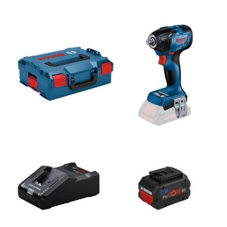 Boulonneuse GDS 18V-210 C + 1 batterie Procore 18V 8 Ah + 1 chargeur GAL 18V-160 BOSCH