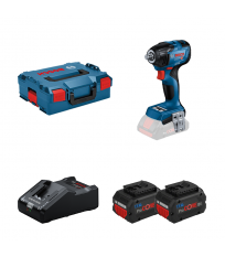 Boulonneuse GDS 18V-210 C + 2 batteries Procore 18V 8 Ah + 1 chargeur GAL 18V-160 BOSCH