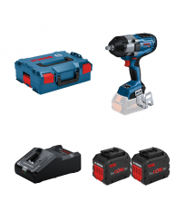 Boulonneuse GDS 18V-1000 + 2 batteries Procore 18V 12 Ah + 1 chargeur GAL 18V-160 BOSCH