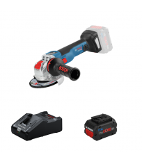 Meuleuse Ø125 mm GWX 18V-10 SC + 1 batterie ProCORE 18V 8 Ah + 1 chargeur GAL 18V-160 BOSCH