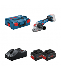 Meuleuse Ø125 mm GWX 18V-15 C + 2 batteries Procore 18V 8 Ah + 1 chargeur GAL 18V-160 BOSCH