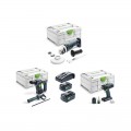 Pack perceuse visseuse T 18+3 + perforateur BHC 18 + meuleuse d'angle AGC 18 FESTOOL