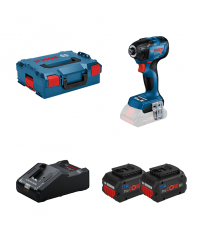 Visseuse à chocs GDR 18V-210 C + 2 batteries Procore 18V 8 Ah + 1 chargeur GAL 18V-160 BOSCH