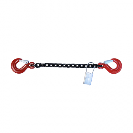 Chaîne d'arrimage Ø10mm avec 2 crochets + LS-CL 5M COBALTIX