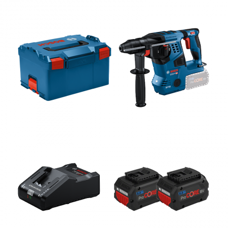 Perforateur GBH 18V-28 C + 2 batteries Procore 18V 8 Ah + 1 chargeur GAL 18V-160 BOSCH