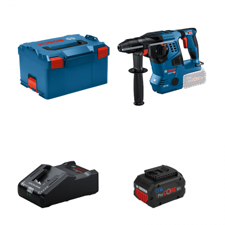 Perforateur GBH 18V-28 C + 1 batterie Procore 18V 8 Ah + 1 chargeur GAL 18V-160 BOSCH