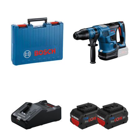 Perforateur GBH 18V-36 C + 2 batteries Procore 18V 8 Ah + 1 chargeur GAL 18V-160 BOSCH