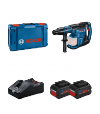 Perforateur SDS MAX GBH 18V-40 C + 2 batteries Procore 18V 8 Ah + 1 chargeur GAL 18V-160 BOSCH