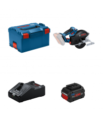 Scie circulaire à métaux Ø136 mm GKM 18V-50 + 1 batterie Procore 18V 8 Ah + 1 chargeur GAL 18V-160 BOSCH