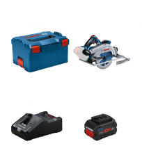 Scie circulaire Ø190 mm GKS 18V-68 GC + 1 batterie procore 18V 8 Ah + 1 chargeur GAL 18V-160 BOSCH