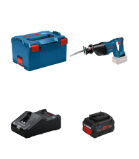 Scie sabre GSA 18 V-LI + 1 batterie Procore 18V 8 Ah + 1 chargeur GAL 18V-160 BOSCH