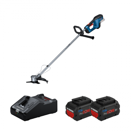Débroussailleuse GFR 18V-23 + 2 Batteries Procore 18V 8 Ah + 1 Chargeur GAL 18V-160 BOSCH