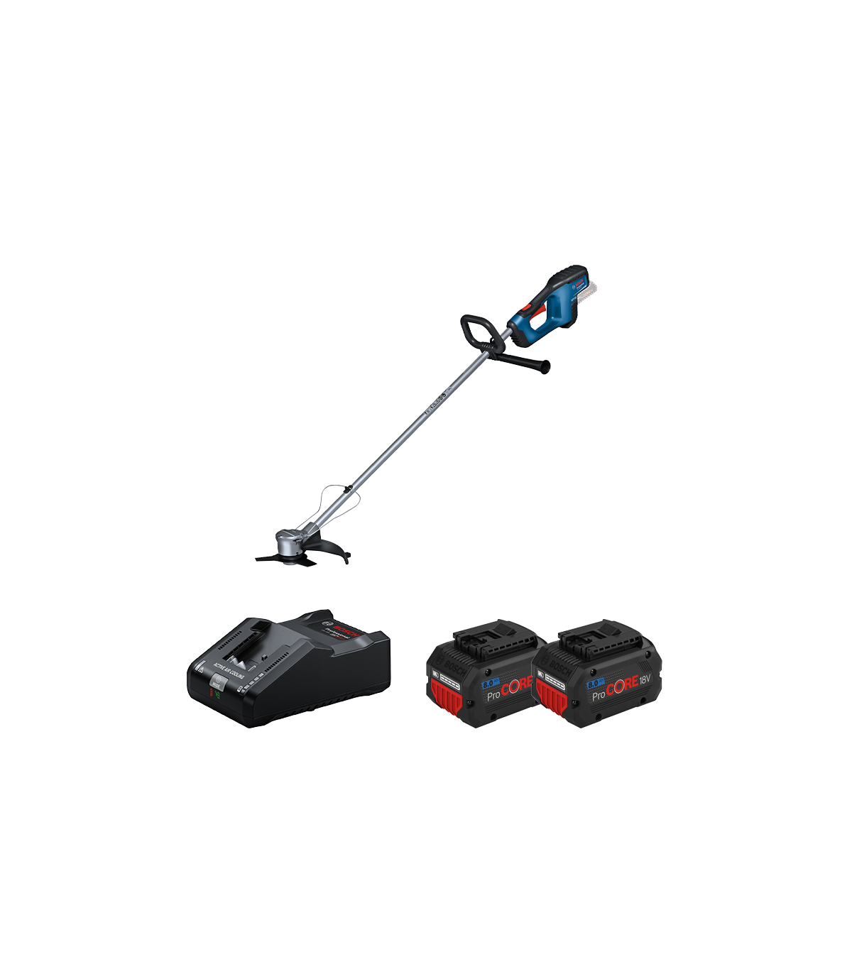 Débroussailleuse GFR 18V-23 + 2 Batteries Procore 18V 8 Ah + 1 Chargeur GAL 18V-160 BOSCH