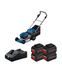 Tondeuse 2 x 18V GRA 18V2-46 + 4 batteries Procore 18V 8 Ah + 1 chargeur GAL 18V-160 BOSCH