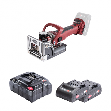 Fraiseuse ZETA P2 à batterie + 2 batteries 4.0 ah LiHD + chargeur ASC 55 LAMELLO