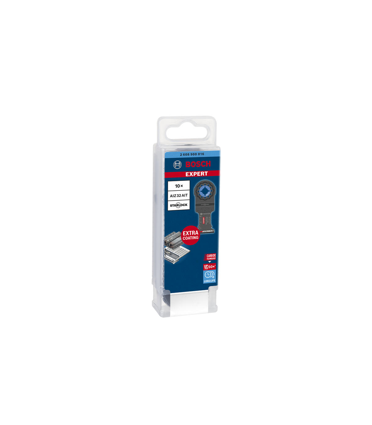 Lot de 10 lames plongeante carbure Starlock AIZ 32 AIT métal BOSCH