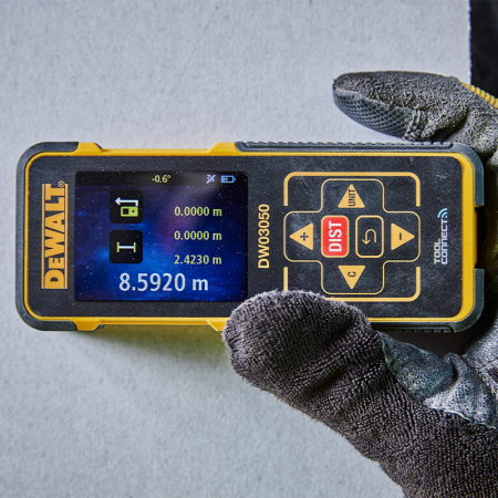 Télémètre laser 50m Bluetooth DW03050-XJ DEWALT
