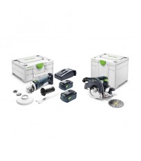 Pack meuleuse AGC 18 + scie circulaire HKC 55 FESTOOL