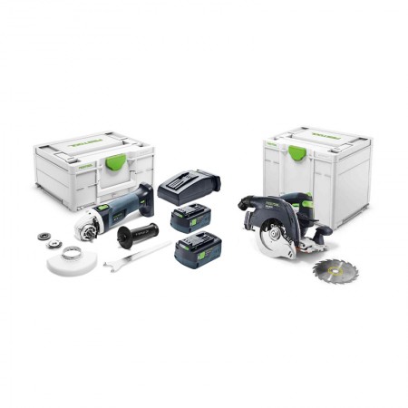 Pack meuleuse AGC 18 + scie circulaire HKC 55 FESTOOL