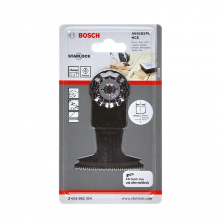 Lame plongeante Starlock HCS AII 65 BSPC bois dur BOSCH