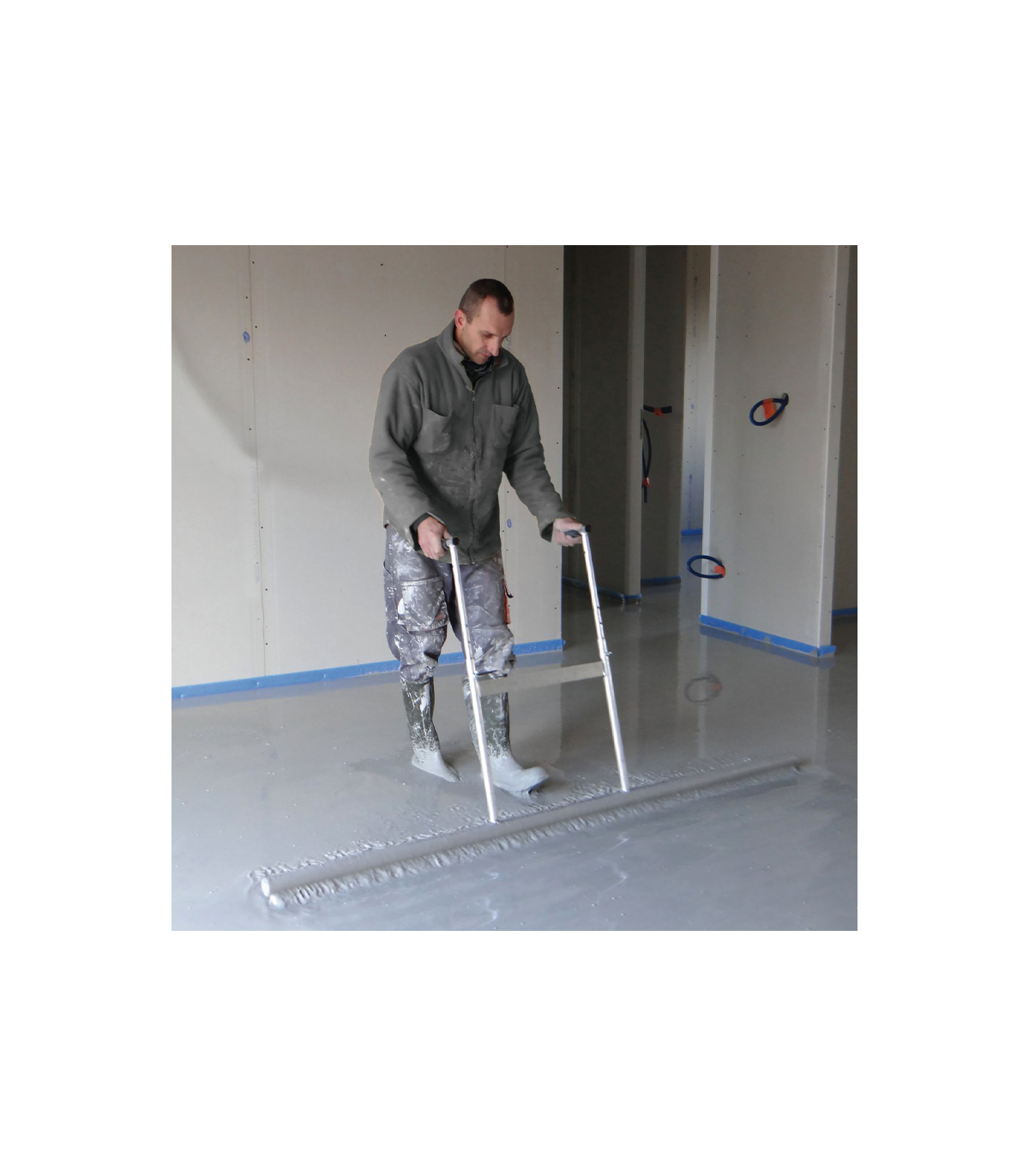 Barre à débuller aluminium 1,5m Ø50mm MONDELIN
