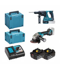 Pack 2 outils Makita Meuleuse DGA506Z + Perforateur DHR243Z MAKITA
