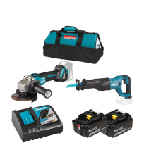 Pack Meuleuse DGA506Z + Scie sabre DJR186Z MAKITA