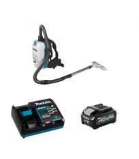 Aspirateur dorsal XGT 40V VC008GZ + 1 batterie 40V 4 Ah + chargeur rapide DC40RA MAKITA