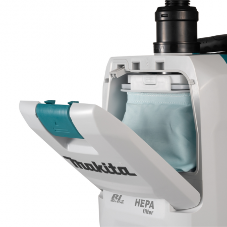 Aspirateur dorsal XGT 40V VC008GZ + 2 batteries 40V 4 Ah + chargeur rapide DC40RA MAKITA