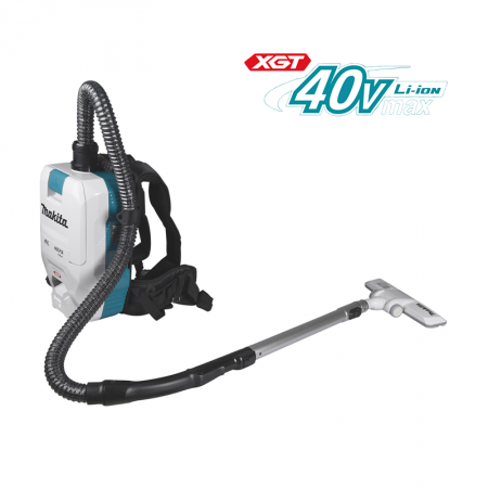 Aspirateur dorsal XGT 40V VC008GZ + 2 batteries 40V 4 Ah + chargeur rapide DC40RA MAKITA