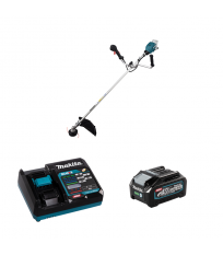 Débroussailleuse 40V UR006GZ02 + 1 batterie 40V 4 Ah + chargeur rapide DC40RA MAKITA