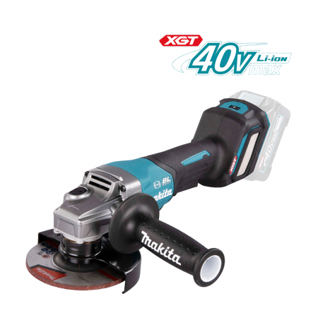 Meuleuse Ø125 mm 40V GA029GZ01  + 2 batteries 40V 4 Ah + chargeur rapide DC40RA MAKITA
