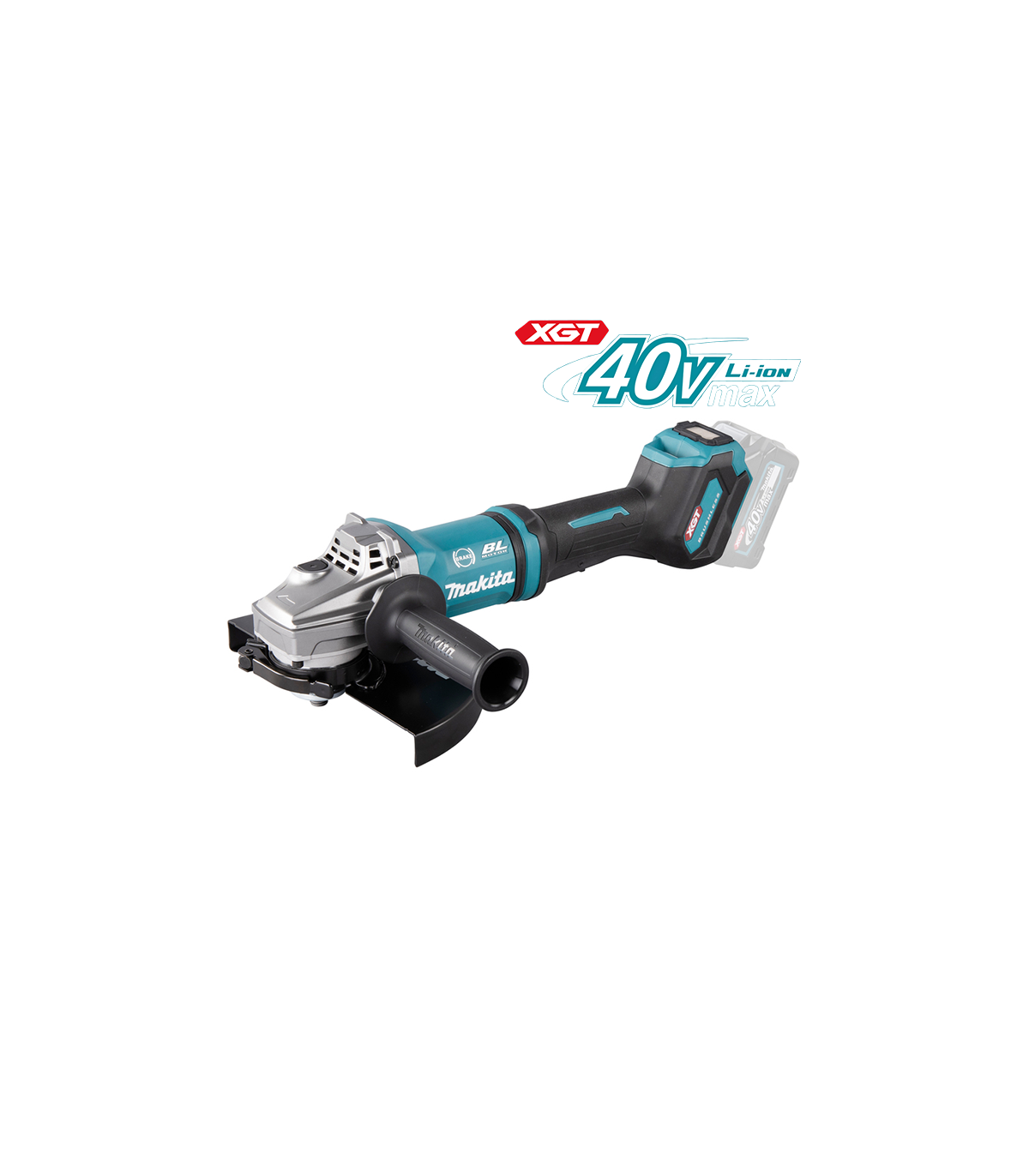 Meuleuse Ø230 mm 40V GA038GZ01 + 2 batteries 40V 2,5 Ah + chargeur rapide DC40RA MAKITA
