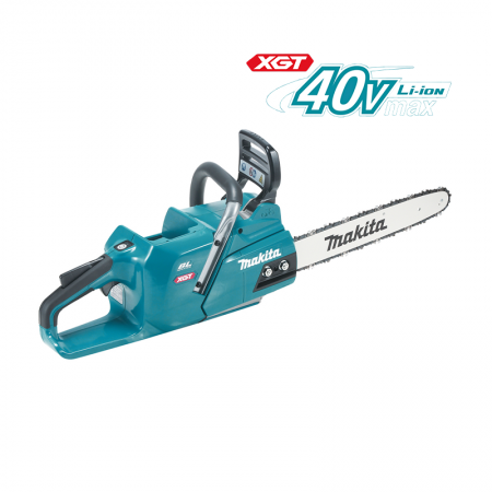 Tronçonneuse 40V 40cm UC012GZ01 + 2 batteries 40V 4 Ah + chargeur rapide DC40RA MAKITA