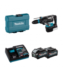 Perfo-burineur SDS-MAX 40V HR005GZ01 + 2 batteries 40V 4 Ah + chargeur rapide DC40RA MAKITA