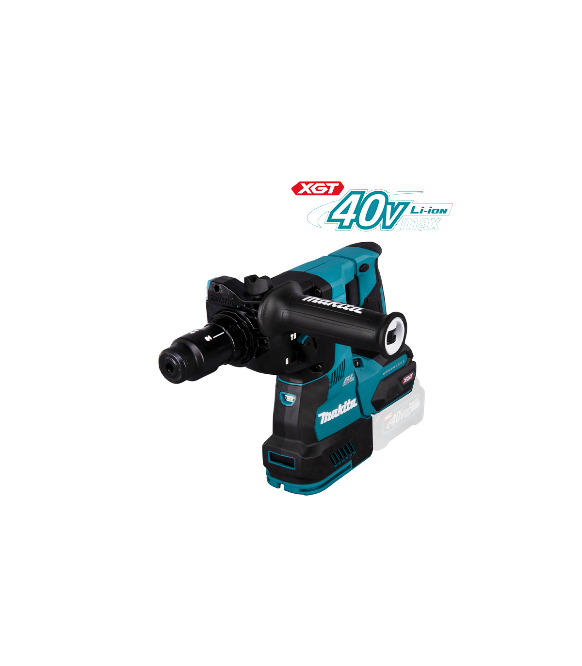 Perfo-burineur SDS-PLUS 2,9J 40V HR004GZ01 + 2 batteries 40V 2,5 Ah + chargeur rapide DC40RA MAKITA