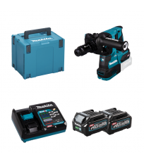Perfo-burineur SDS-PLUS 2,9J 40V HR004GZ01 + 2 batteries 40V 2,5 Ah + chargeur rapide DC40RA MAKITA