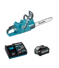 Tronçonneuse 40V 40cm UC012GZ01 + 1 batterie 40V 4 Ah + chargeur rapide DC40RA MAKITA