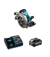 Scie circulaire 40V Ø235 mm HS009GZ + 1 batterie 40V 4 Ah + chargeur rapide DC40RA MAKITA