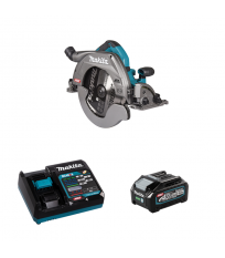 Scie circulaire 40V Ø260/270 mm HS011GZ + 1 batterie 40V 4 Ah + chargeur rapide DC40RA MAKITA