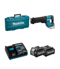 Scie récipro 40V JR001GZ + 2 batteries 40V 2,5 Ah + chargeur rapide DC40RA MAKITA