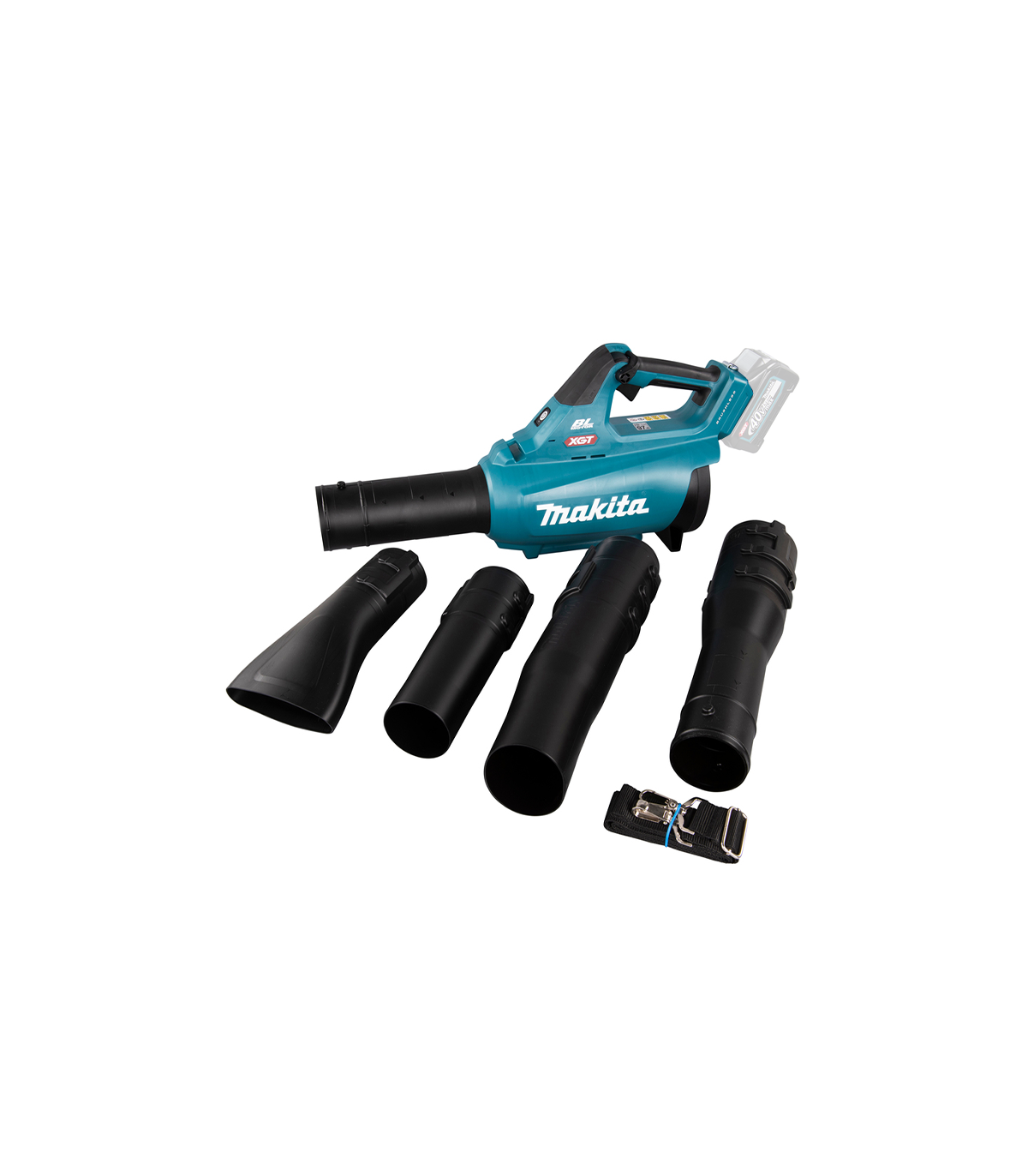 Souffleur 40V UB001GZ + 2 batteries 40V 4 Ah + chargeur rapide DC40RA MAKITA