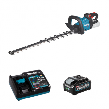 Taille-haie 40V 60cm UH006GZ + 1 batterie 40V 4 Ah + chargeur rapide DC40RA MAKITA