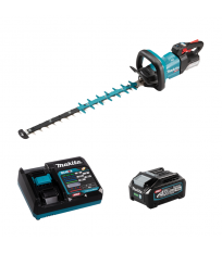 Taille-haie 40V 75cm UH005GZ + 1 batterie 40V 4 Ah + chargeur rapide DC40RA MAKITA
